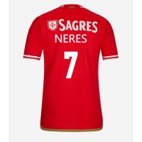 Pánský Fotbalový dres Benfica David Neres #7 2023-24 Domácí Krátký Rukáv